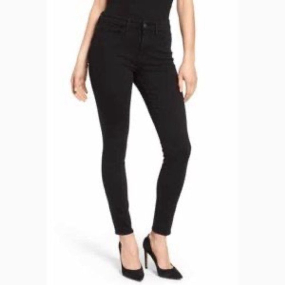 J Brand Mid-Rise Skinny Leg Ankle Jeans In Shadow